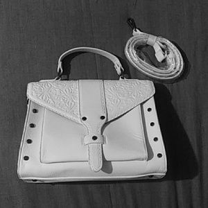 White Leather Purse